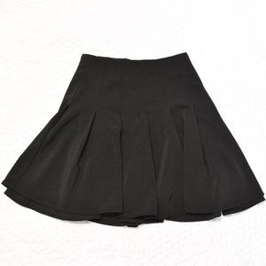 Black Pleated Skirt